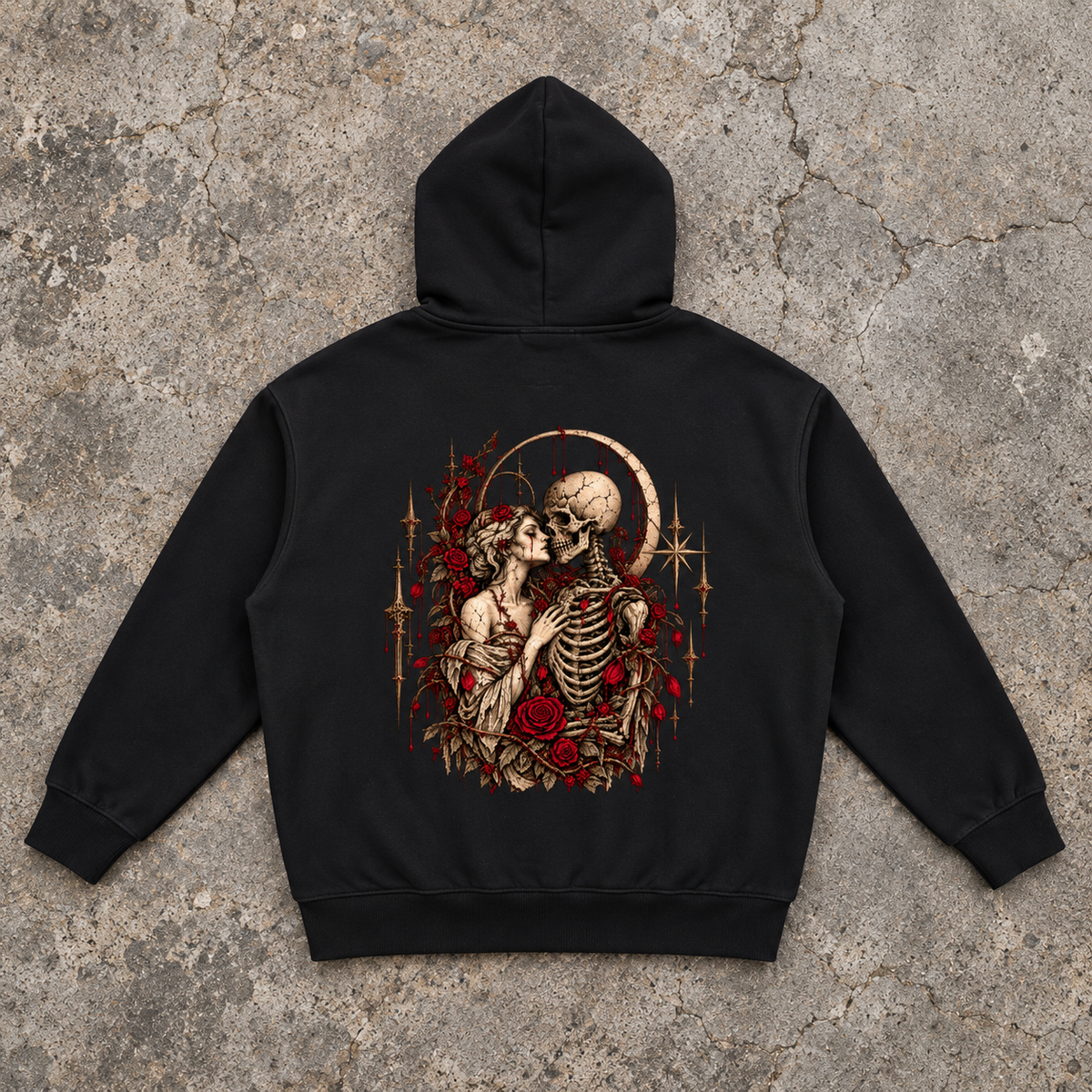 Until Death Oversized Hoodie