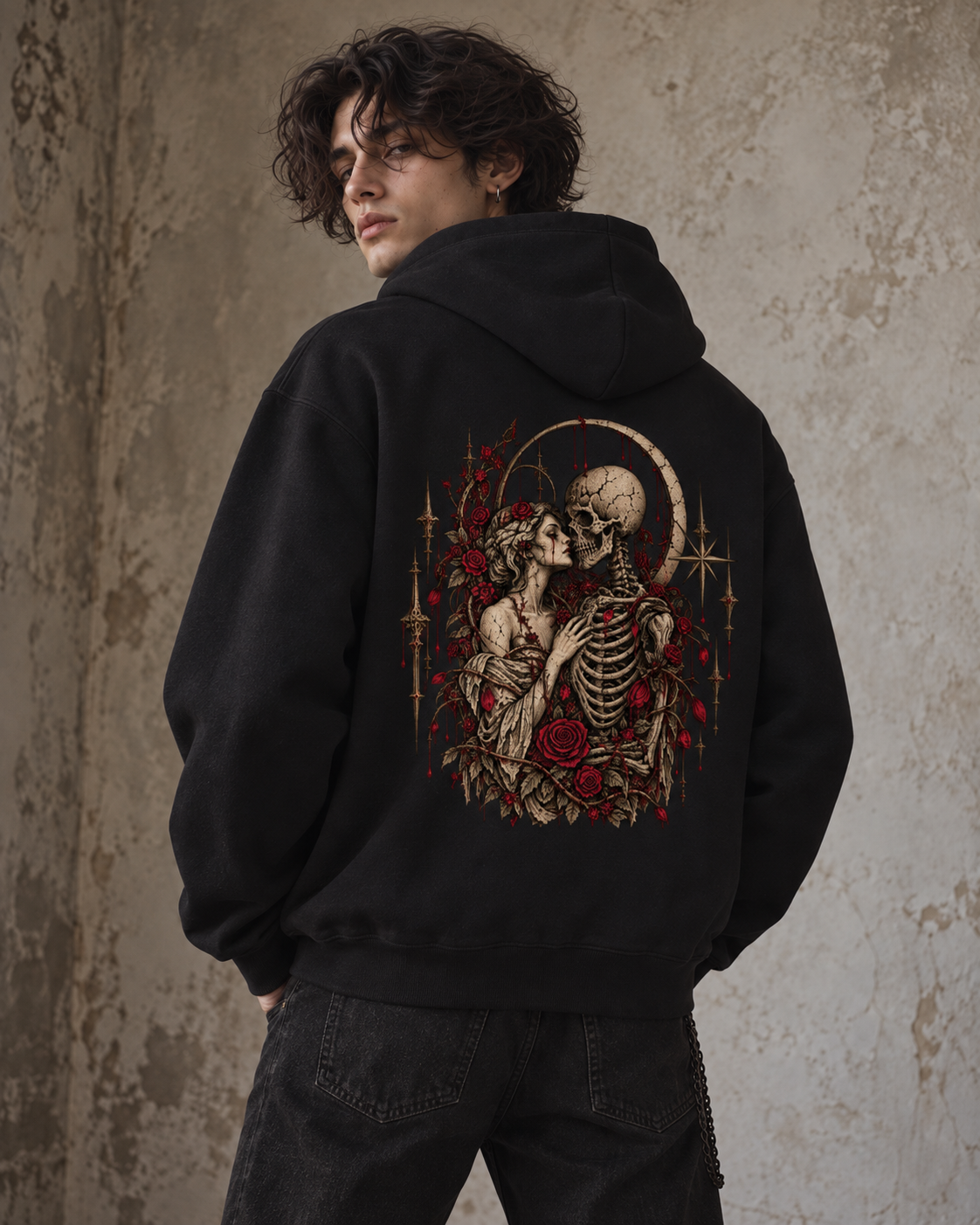 Until Death Oversized Hoodie