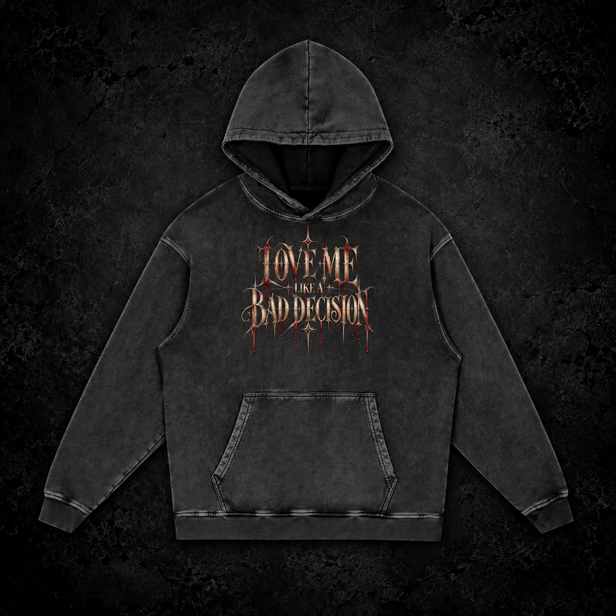 Love Me Like a Bad Decision Oversized Hoodie