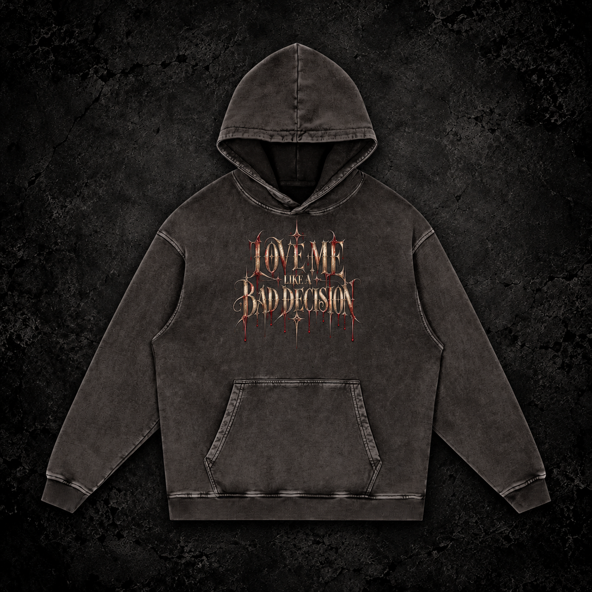 Love Me Like a Bad Decision Oversized Hoodie