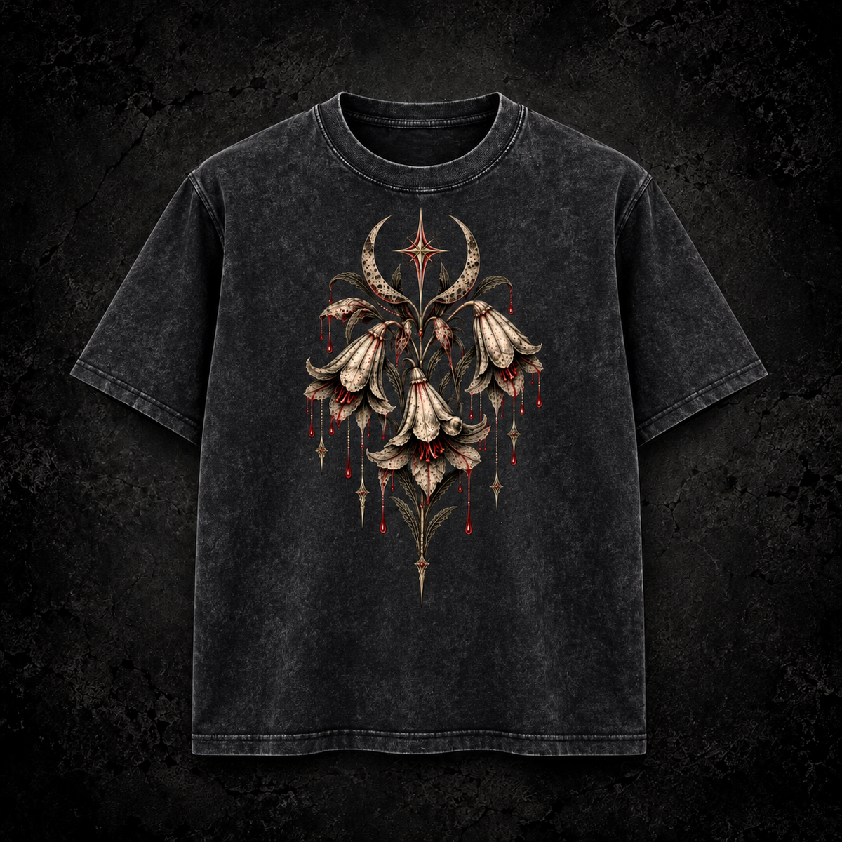 The Widow's Bloom Oversized Tee