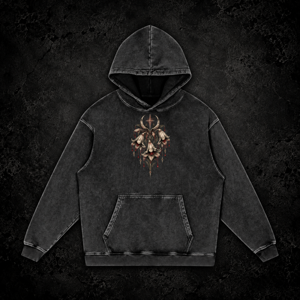 The Widow's Bloom Oversized Hoodie