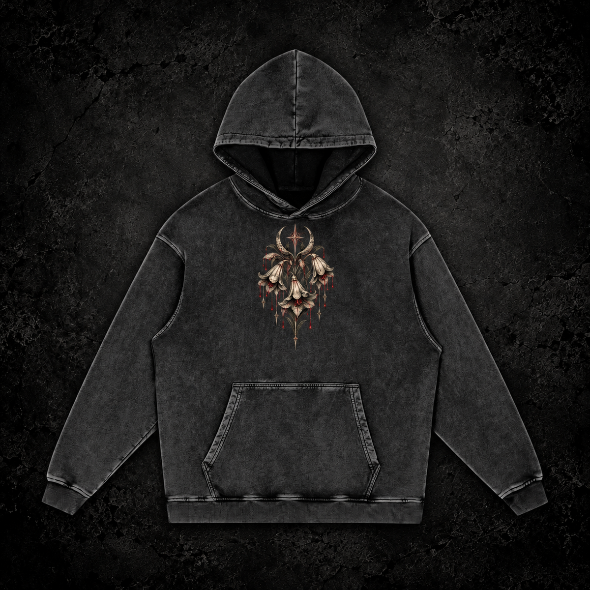 The Widow's Bloom Oversized Hoodie