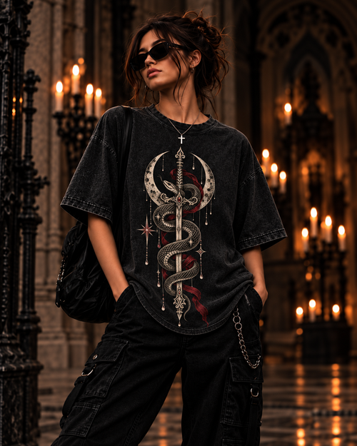 The Serpent's Oath Oversized Tee