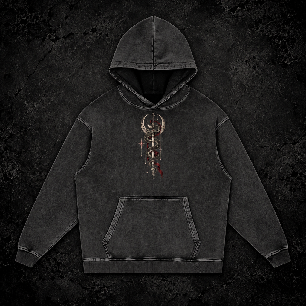 The Serpent's Oath Oversized Hoodie