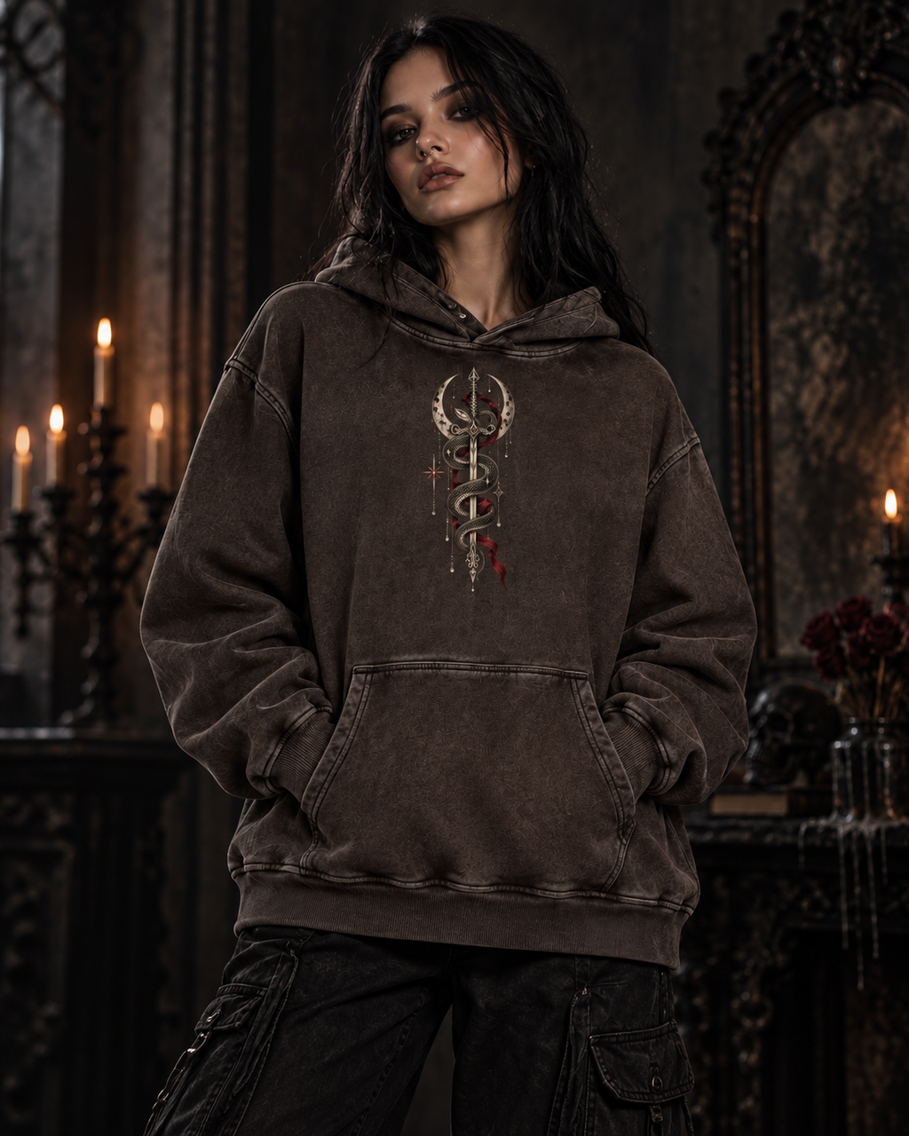 The Serpent's Oath Oversized Hoodie