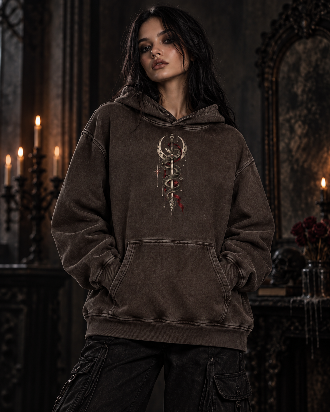 The Serpent's Oath Oversized Hoodie
