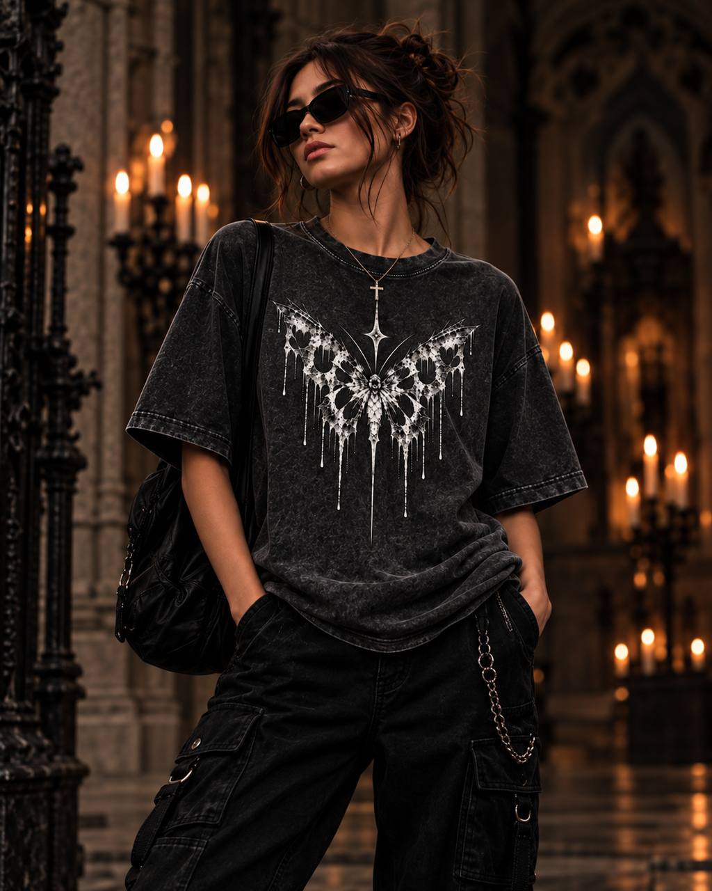 The Veil Moth Oversized Tee