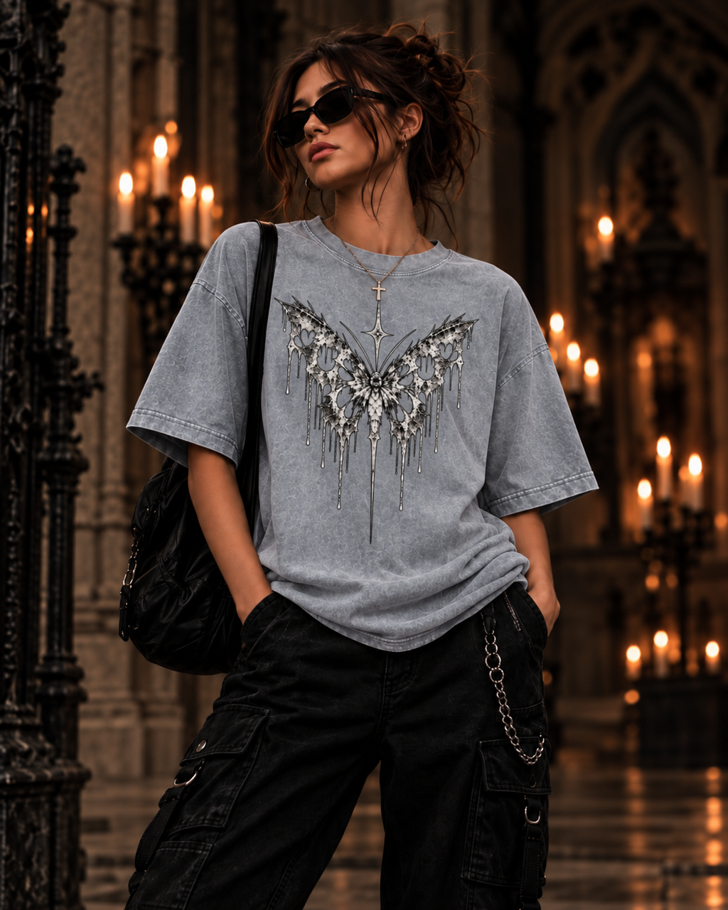 The Veil Moth Oversized Tee