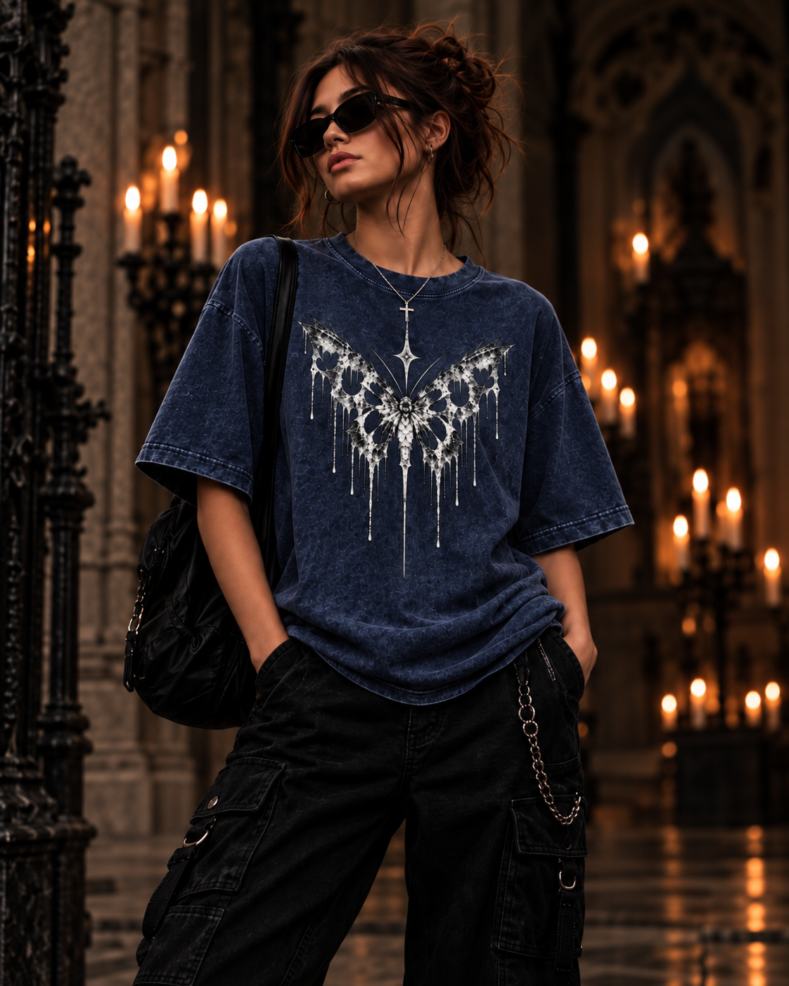 The Veil Moth Oversized Tee